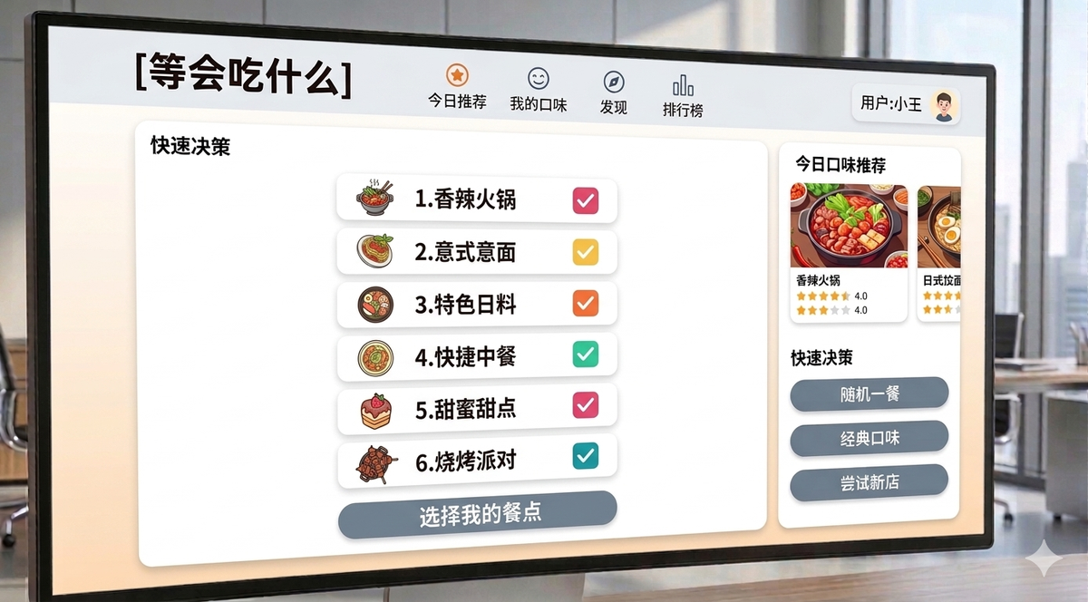 等会吃什么